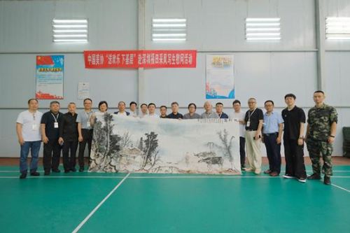 深晚报道 中国美协 送欢乐 下基层 时代中国 全国美术名家邀请展采风写生在深圳福田启动